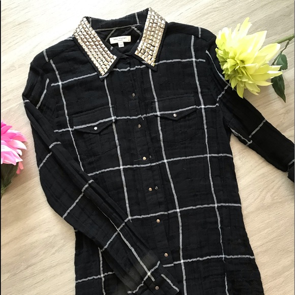 Equipment Femme Long Sleeve with studded detail-L - Picture 1 of 7